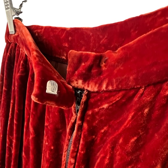 Intuition by Maurice Antaya Vintage 1980's High-Rise Velvet Pants - Picture 6 of 9